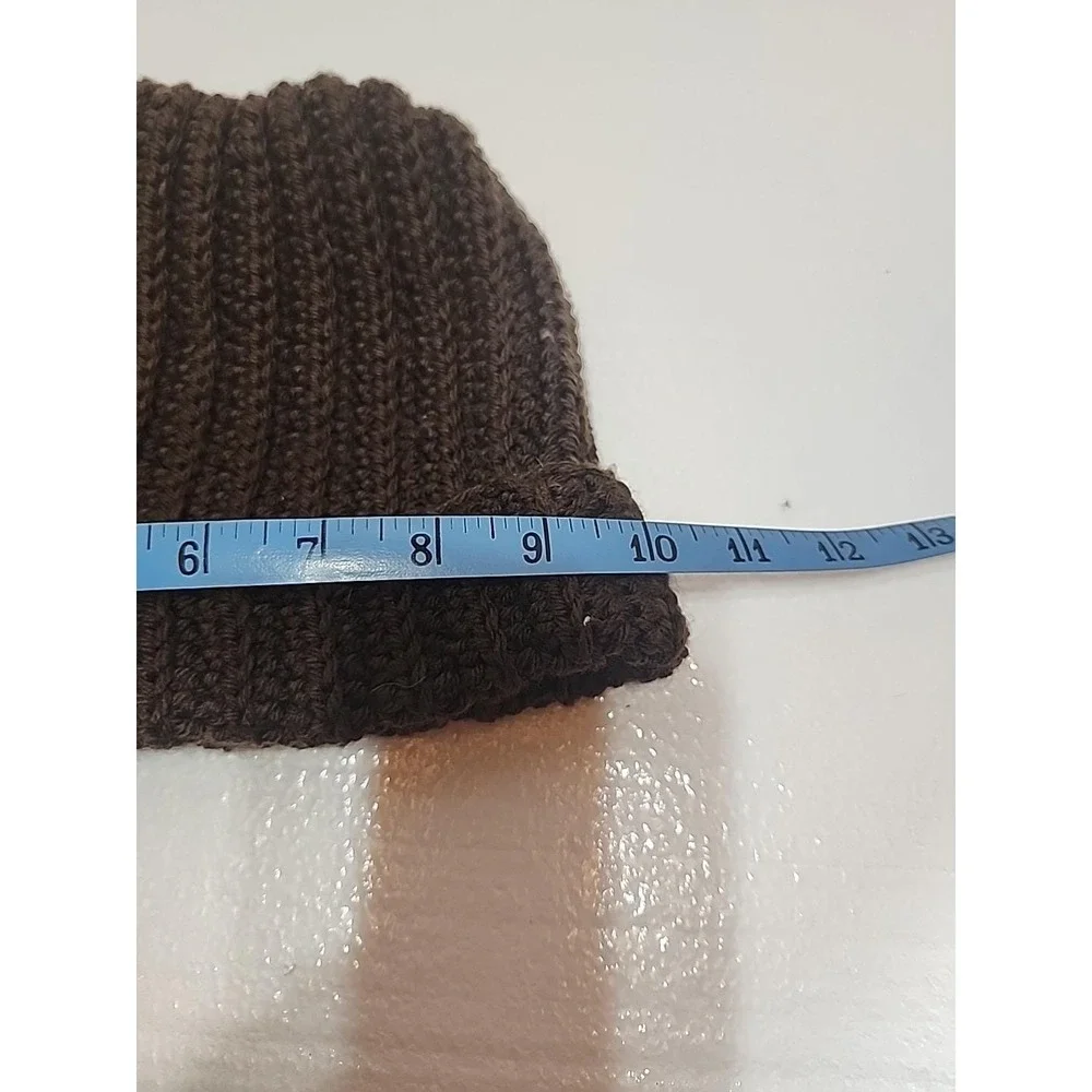 Homemade Crocheted boy's hat brown made in the USA 20inch‎ Hat
